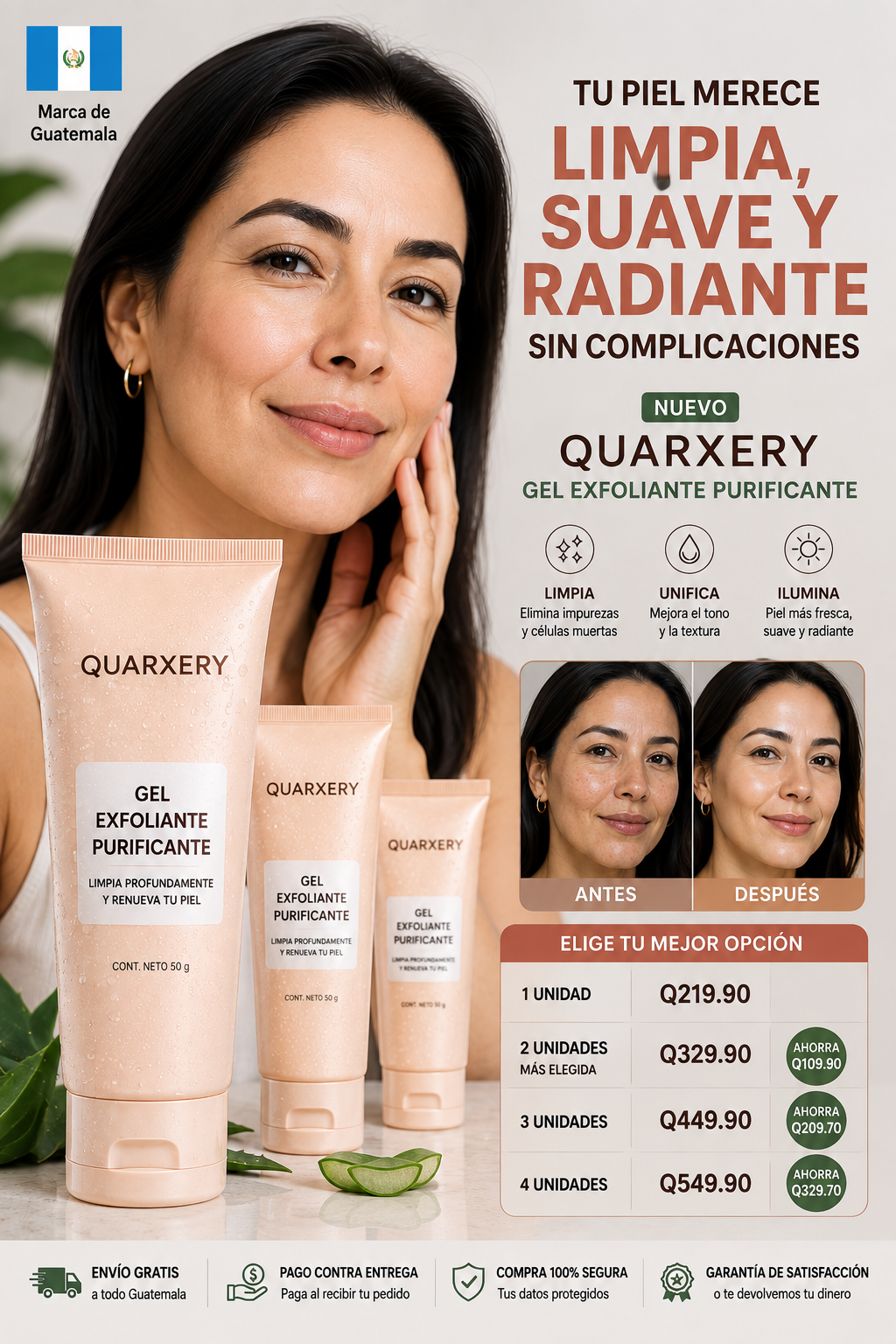 Quarxery Gel Exfoliante